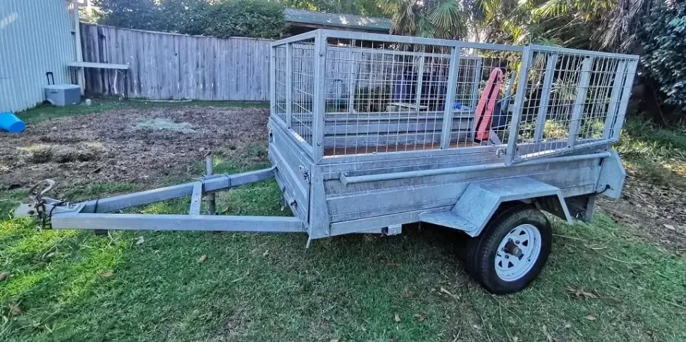 My trailer at home
