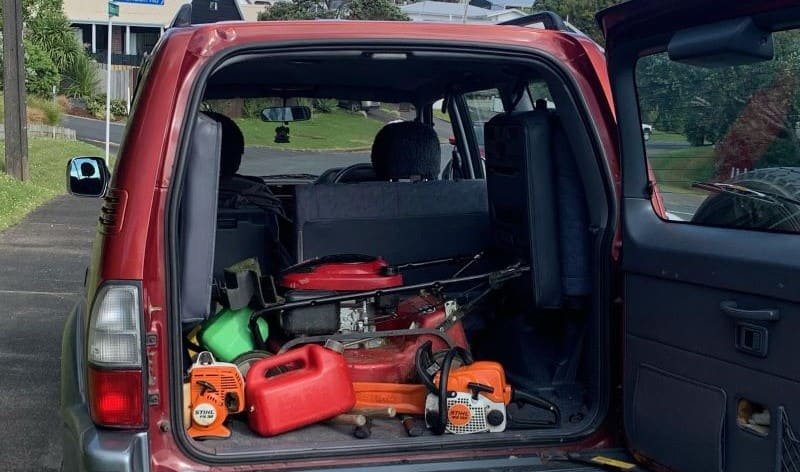 Running a lawn care business from a personal car